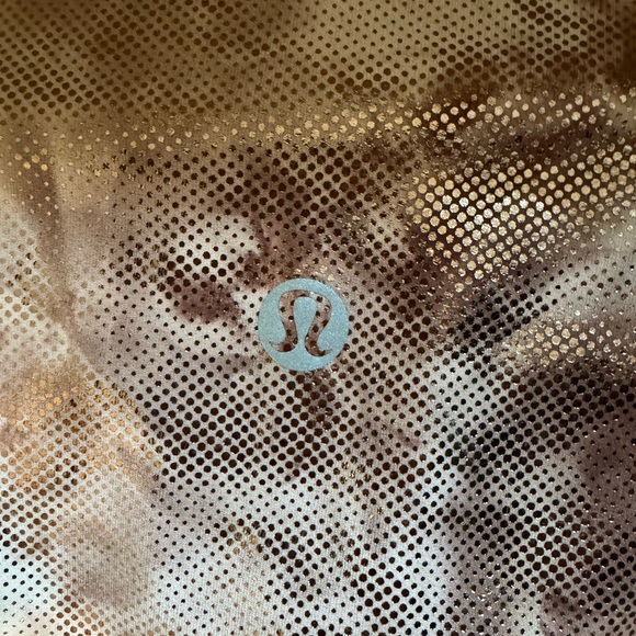 21.25” Lululemon Align HR Shine Diamond Dye Misty Shell Cacao Diffuse Dot Foil 6 - Picture 12 of 17